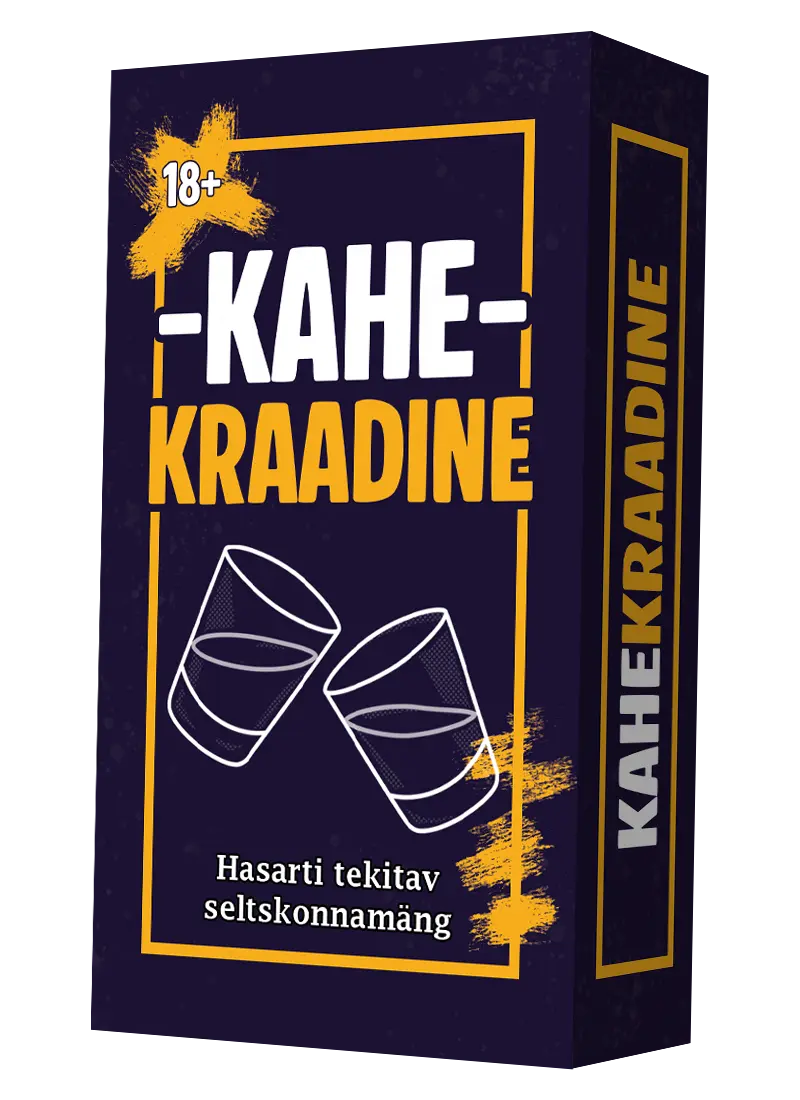 KaheKraadine mängu karp - esikülg